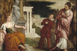 Ung man mellan dygd och last av Paolo Veronese