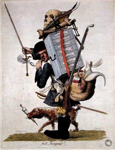 A Military Pharmacist, sent 1700-tal (färgad gravyr) av Paolo da Siena