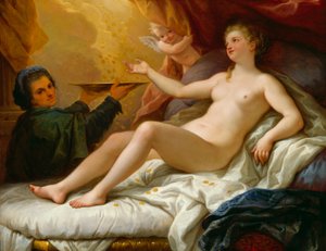 Danae, ca 1705 (olja på duk monterad på masonit)