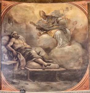 Fresker som skildrar Sankt Cataldos liv av Paolo di Matteis