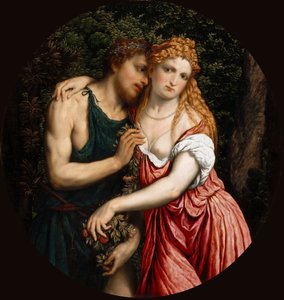 Mytologiskt par, ca 1540.