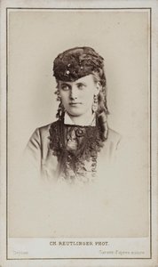 Porträtt av Christine Nilsson 1843-1921.