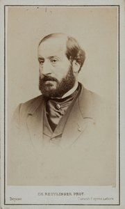 Porträtt av Emile Augier 1820-1889.