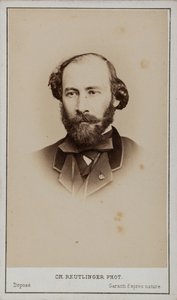 Porträtt av Octave Feuillet 1821-1890.