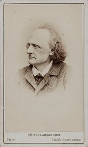 Porträtt av pianisten och kompositören Henry Litolff 1818-1891.
