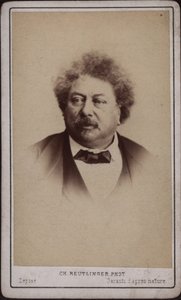Författaren Alexandre Dumas fader 1802-1870, ca. 1868.