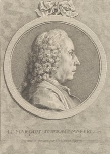 The Marque Scipio Maffei, 1750., 1750. av Pariset