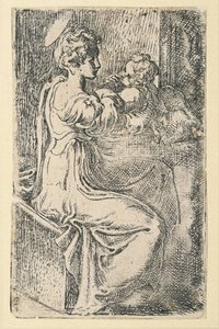 Jungfru och barn av Parmigianino