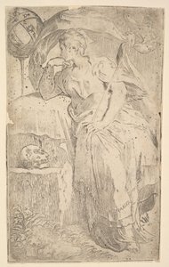 Astrologi, tidigt 1500-tal. av Parmigianino