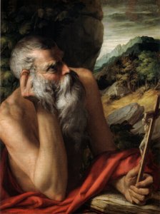 Italienska: Saint Jerome av Parmigianino