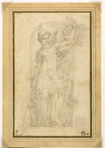 Minerva (eller Bellona) i en nisch av Parmigianino