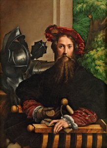 Porträtt av Galeazzo Sanvitale, 1524. av Parmigianino