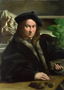 Porträtt av en samlare, c.1523 av Parmigianino