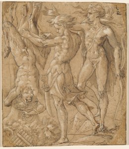Marsyas flågning av Parmigianino
