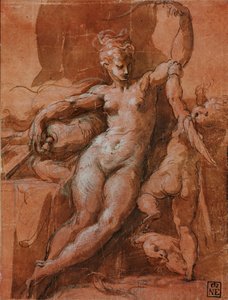 Venus entwaffnet Amor