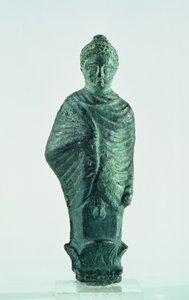Shami kvinnlig figur, återhämtad från det förstörda templet i staden Nehavand (känd som Laodicea), Iran (brons)