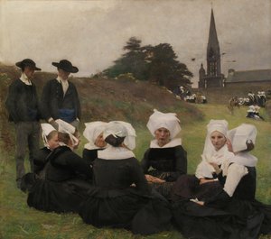 De bretonska kvinnorna vid Pardon, 1887.
