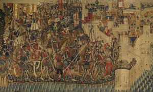Pastrana-gobelängerna, tillverkning i Tournai, troligen från Passchier Greniers verkstad, ca 1471 - 1475 (gobeläng)