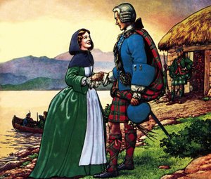 Bonnie Prince Charles och Flora Macdonald