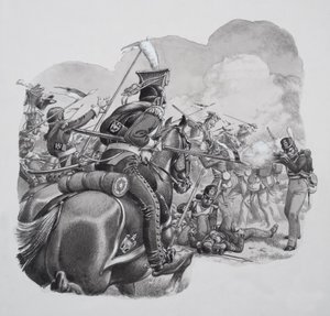 Light Cavalry (gouache på papper)