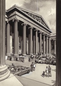 British Museum på 1960-talet (gouache på papper)