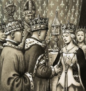 Äktenskapet mellan kung Henrik V och prinsessan Katarina av Frankrike