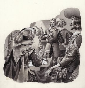 Sebastien Vauban, Europas främste expert på belägringskrigföring (gouache på papper)