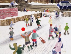 Lekplats Snö av Pat Scott