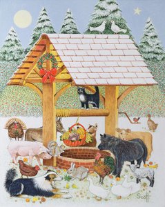 Wishing You Well (akryl på calico) av Pat Scott