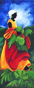 Säsong Breadfruit, 2011, (akryl på duk)