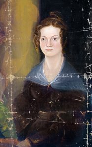 Porträtt av Bronte Sisters, detalj, ca 1834 (olja på duk)