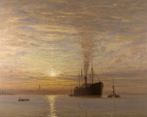 Tillbaka till Clyde - Sunset av Patrick Downie