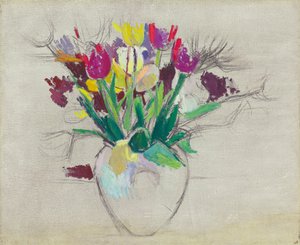 Stilleben med blommor (olja på duk)
