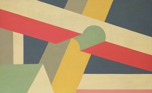 Tvärbalkar, 1928-32 (olja och penna på duk)