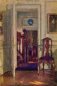 En interiör vid Hove, c1800-talet