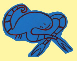 Horoskop: skorpionens tecken. Illustration av P. La Porta. av Patrizia La Porta