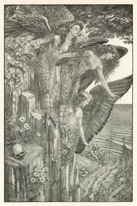 Illustration till Homeros Odysséen (litografi)