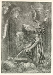 Illustration till Homeros Odysséen (litografi)