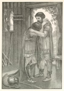 Illustration till Homeros Odysséen (litografi)