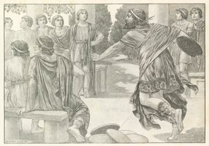 Illustration till Homeros Odysséen (litografi)