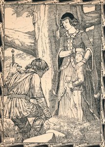 Margareta och rånaren, 1902 av Patten Wilson