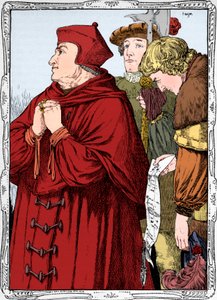 Arresteringen av kardinal Wolsey, 1902 av Patten Wilson