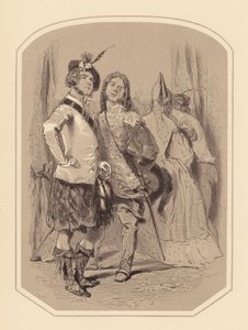 Gavarni och London: Vauxhall (litografi)