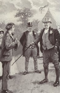 Illustration för Barchester Towers av Anthony Trollope (litho) av Paul (after) Hardy