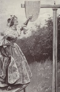 Illustration för Barchester Towers av Anthony Trollope (litho) av Paul (after) Hardy