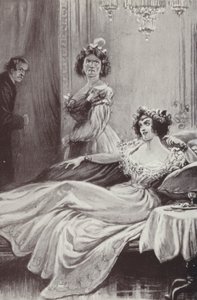 Illustration för Barchester Towers av Anthony Trollope (litho) av Paul (after) Hardy