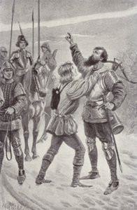 Illustration för klostret och härden av Charles Reade (litho) av Paul (after) Hardy