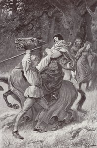 Illustration för The Cloister and The Hearth av Charles Reade (litho) av Paul (after) Hardy