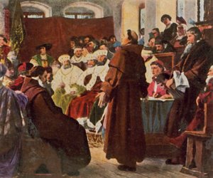 Luther vid riksdagen i Worms av Paul (after) Thumann