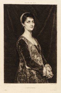 Cortigiana av Paul Adolphe Rajon